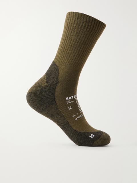 SATISFY Stretch Merino Wool-Blend Socks