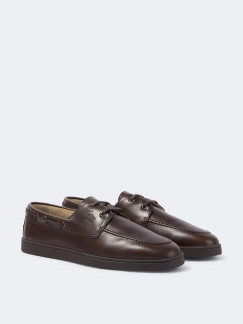 Church's Peebles leather boat shoes
