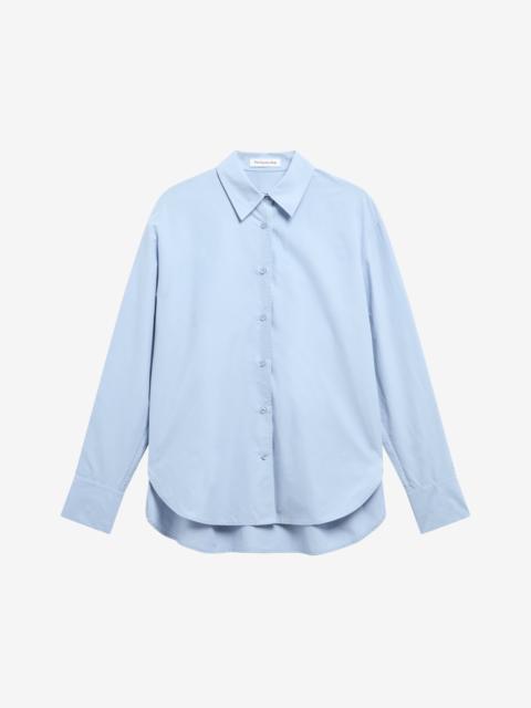 The Frankie Shop Ornella Side Button-Up Shirt - Light Blue