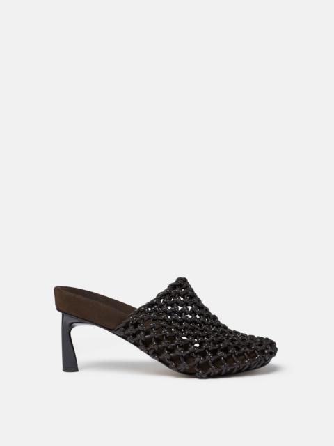Stella McCartney Terra Recycled Knotted Net Mules