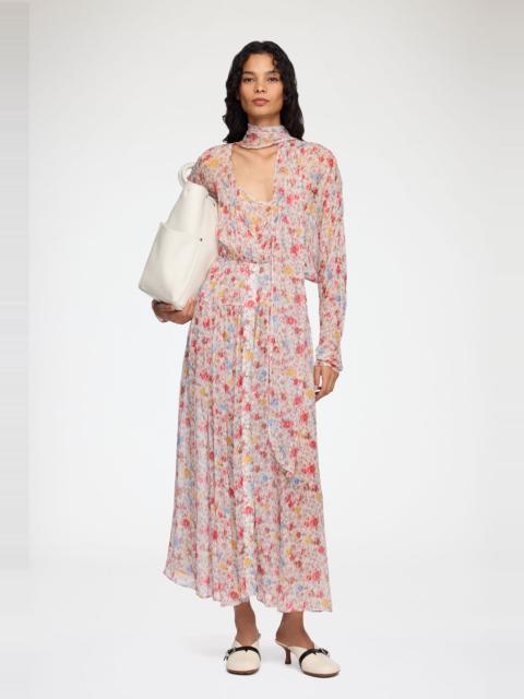 GANNI DRESS IN FLORAL SILK