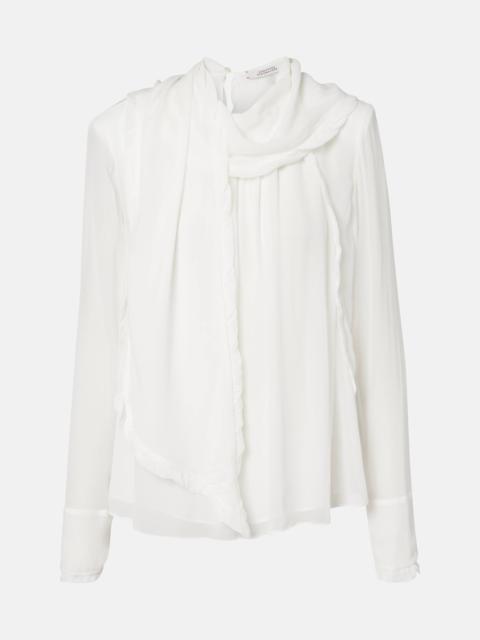 DOROTHEE SCHUMACHER Sheer Twist georgette blouse