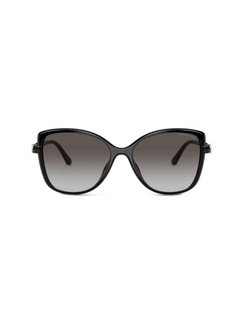 MICHAEL KORS logo-plaque cat-eye sunglasses
