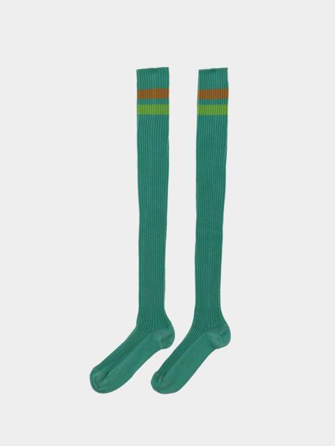 BASERANGE Race Overknee Socks - Organic Cotton Rib