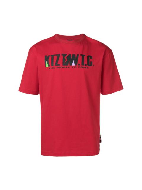 KTZ mountain letter T-shirt