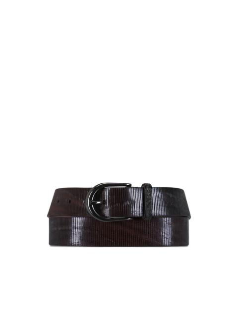Brunello Cucinelli textured belt