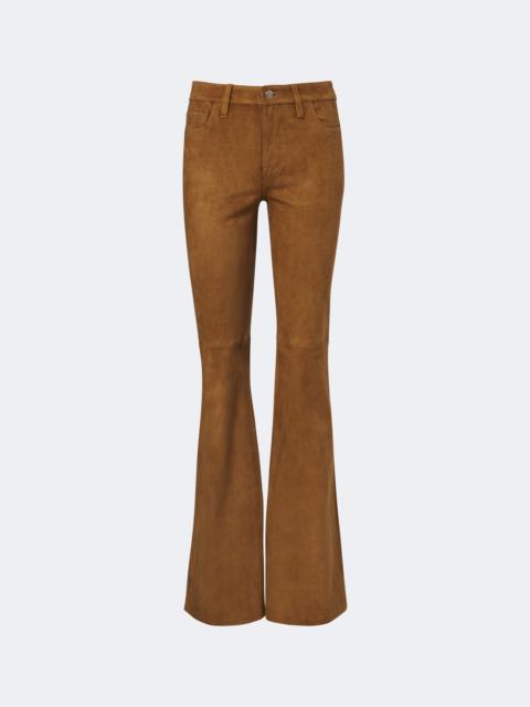 7 For All Mankind Dojo suede flared pants
