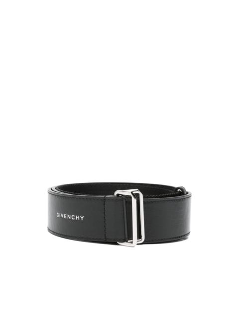 Givenchy logo-stamp leather belt