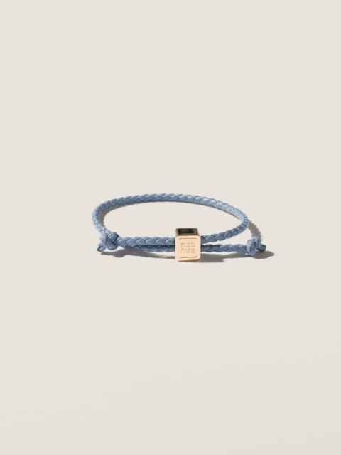 Miu Miu Leather bracelet