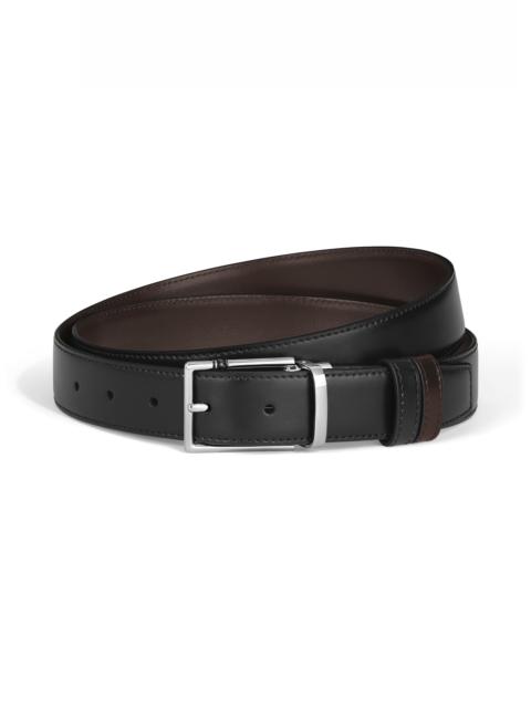 Montblanc 30 MM REVERSIBLE BELT IN LEATHER WITH RECTANGULAR MEISTERSTÜCK BUCKLE