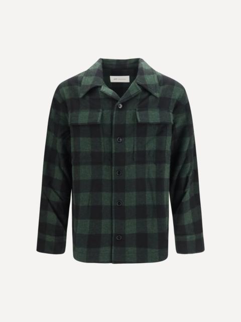 AMI Paris Checked virgin wool Shirt