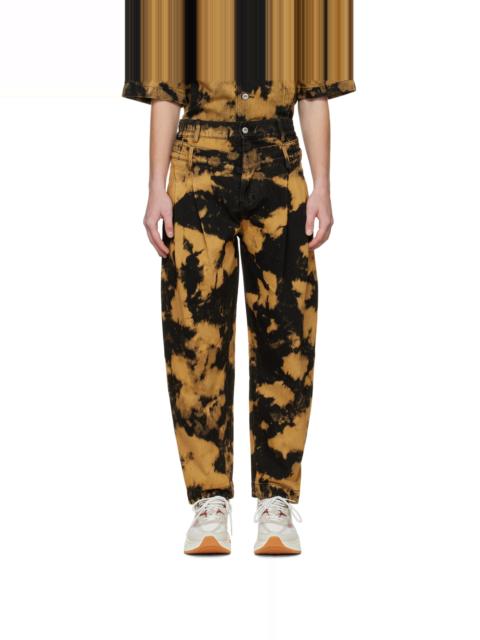 FENG CHEN WANG Black Double Jeans