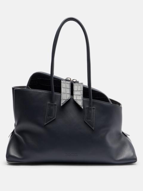 THE ATTICO La Passeggiata Medium leather tote bag