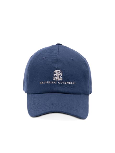 Brunello Cucinelli logo-embroidered baseball cap