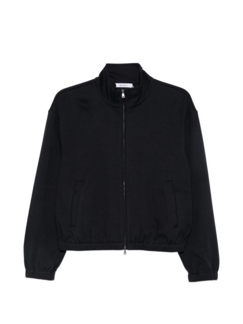 Max Mara zip-up jersey jacket