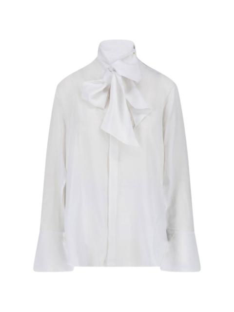 SA SU PHI pussy-bow silk blouse