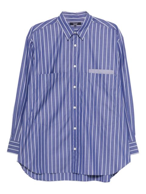 Comme des Garçons Homme striped chest-pockets shirt