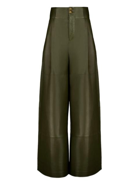 Zimmermann tailored leather trousers