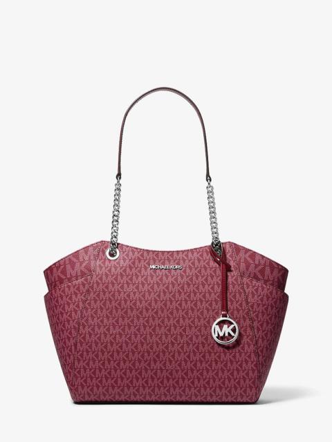MICHAEL KORS Jet Set Large Signature Logo Shoulder Bag