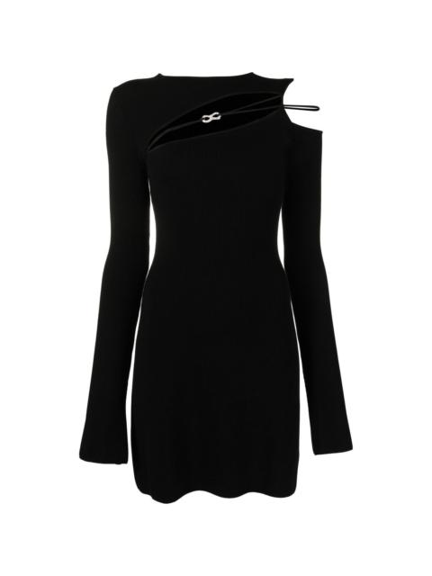 MACH & MACH cut-out mini dress