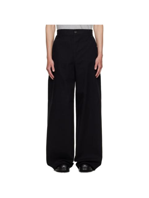 Dries Van Noten Black Sailor Trousers