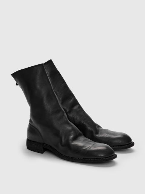 Guidi 998 Back Zip Boot in Black Full Grain Horse Leather