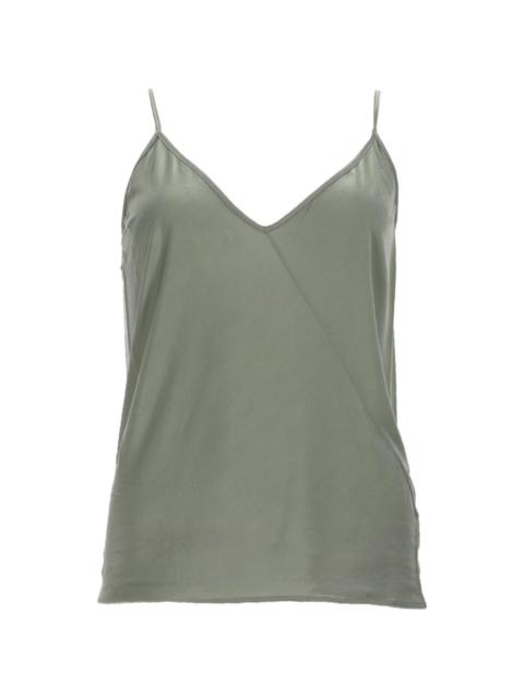Rick Owens Lilies asymmetric-seam V-neck top