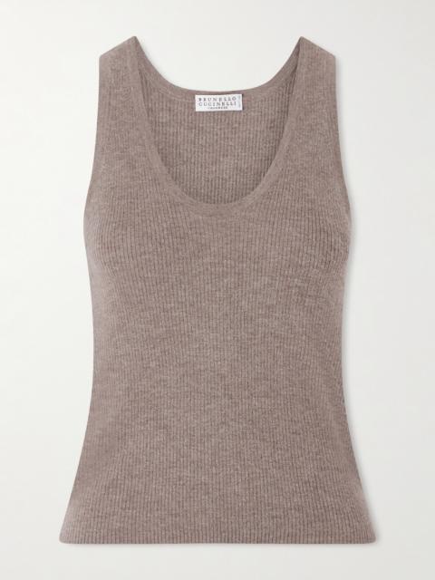 Brunello Cucinelli Ribbed Lurex Tank