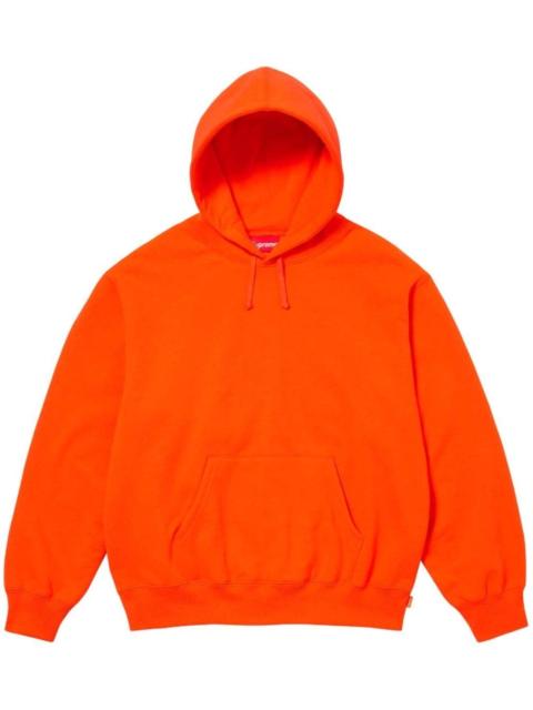 Supreme satin-appliqué "Orange" hoodie