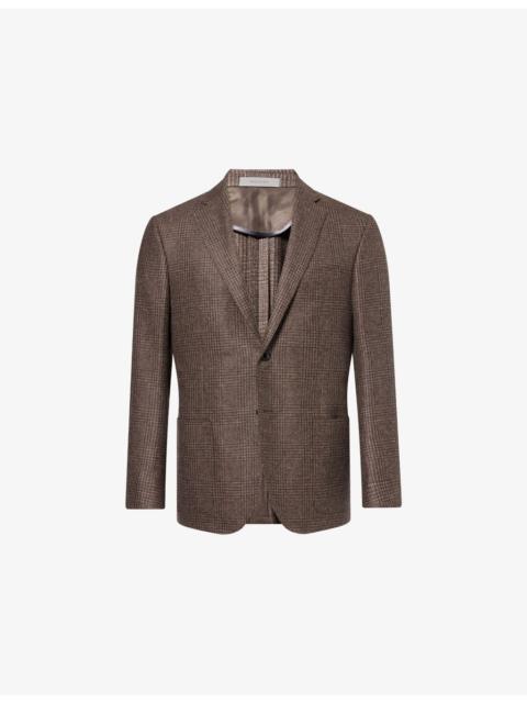 CORNELIANI Pow Mouline Notch-Lapel Wool Blazer