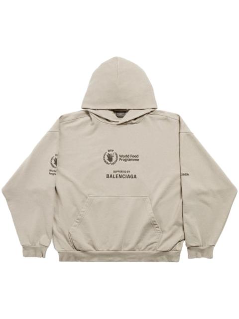 BALENCIAGA WFP-print cotton hoodie