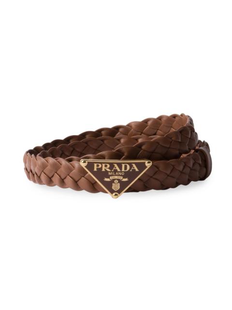 Prada Women's Nappa Leather Belt - Brown