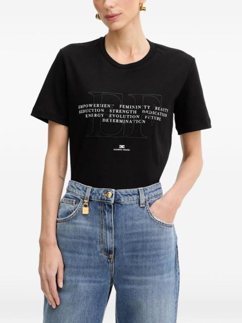 ELISABETTA FRANCHI embroidered T-shirt