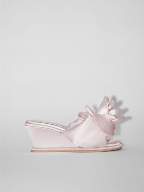 Acne Studios Satin wedge sandal - Pale Pink