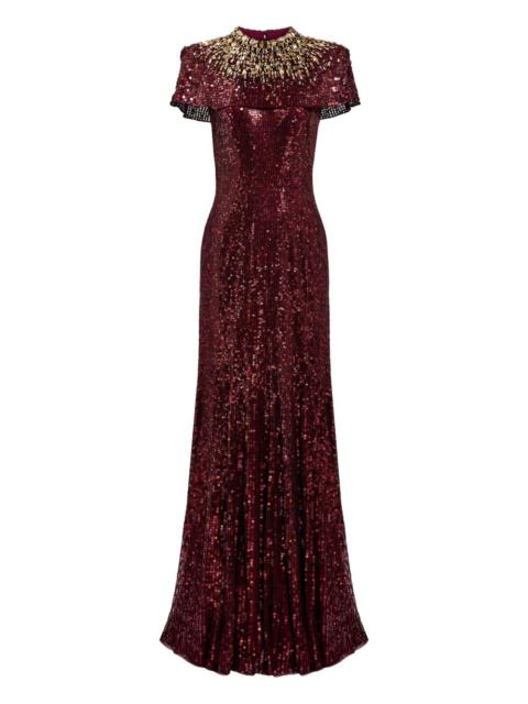 JENNY PACKHAM Radiant sequin-embellished gown