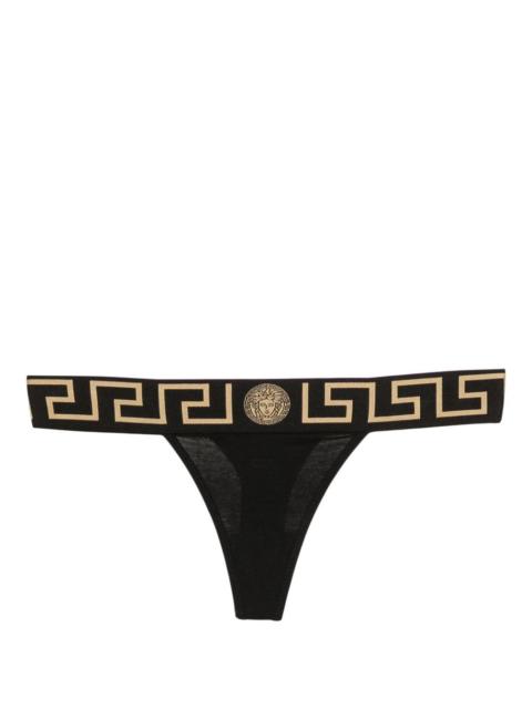 VERSACE THONG WITH GREEK RIM