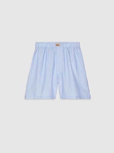 Gucci cotton poplin short