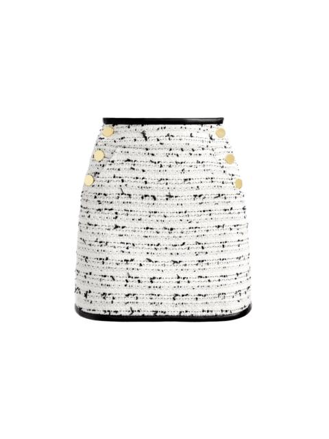 Alice + Olivia DONALD HIGH WAISTED SIDE BUTTON SKIRT