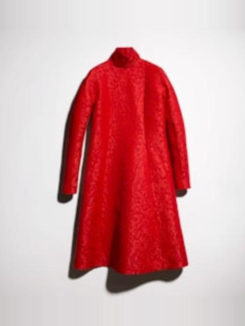 GUCCI Floral wool brocade dress