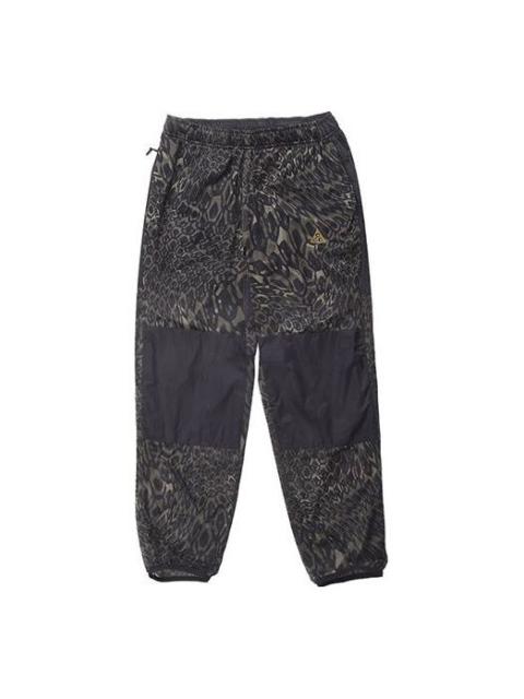 Nike Men's Nike ACG Mountaineering Camouflage Breathable Mesh Sports Pants/Trousers/Joggers Black DB4102-