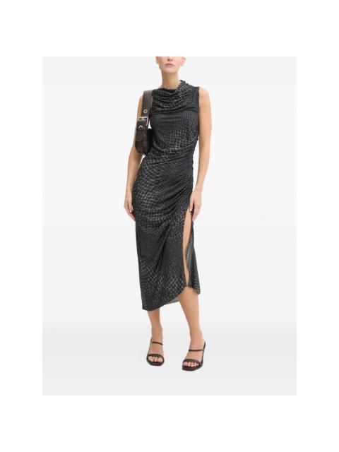 Rick Owens Lilies sleeveless side-split midi dress