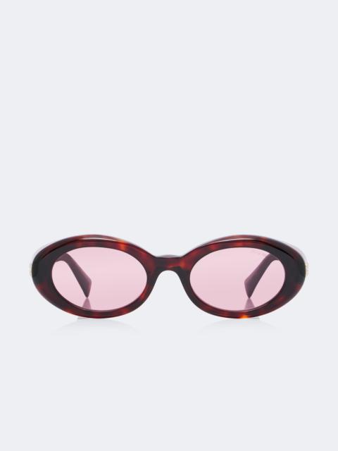 Miu Miu Rêverie oval sunglasses