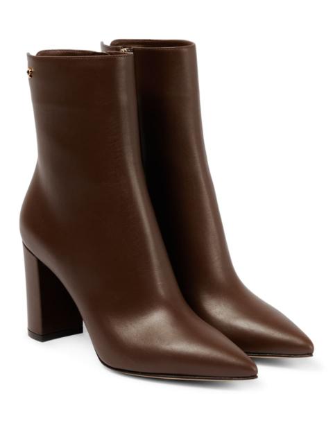 Piper 85 leather ankle boots