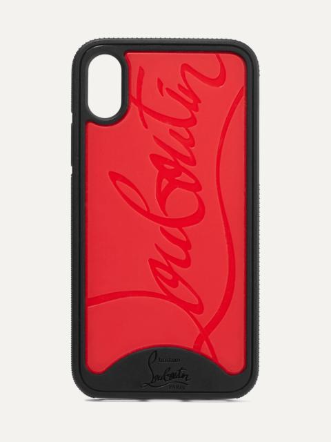Christian Louboutin Loubiphone embossed PVC iPhone X and XS case