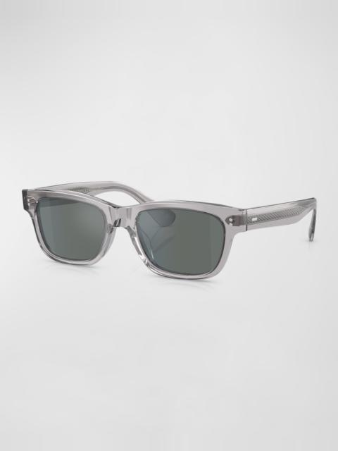 Oliver Peoples Men & apos;s Rosson Sun Acetate Rectangle Sunglasses