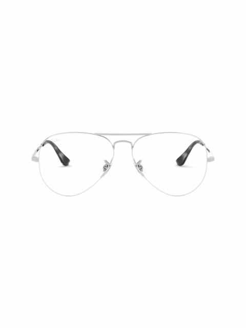 aviator-frame metal glasses