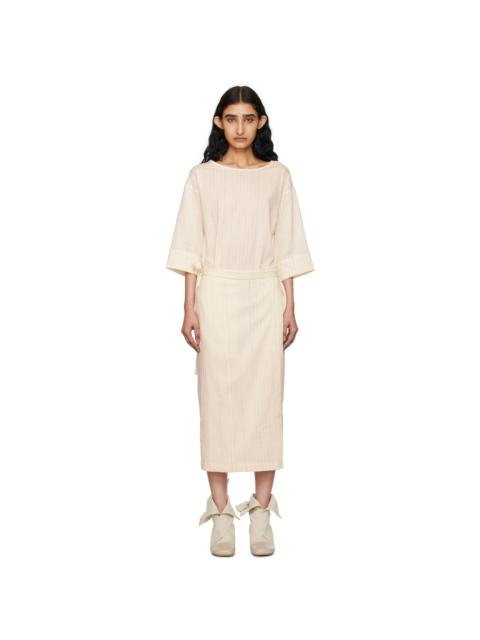 Toogood Off-White 'The Sieve Maker' Maxi Dress