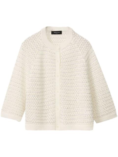 FABIANA FILIPPI open-knit cardigan