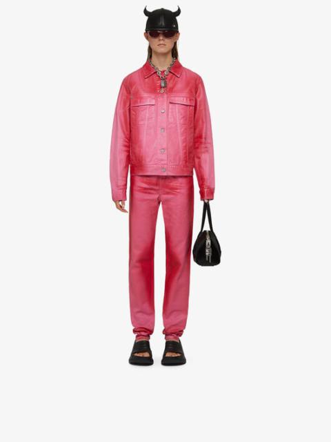 Givenchy JACKET IN SHINY POLISHED DENIM