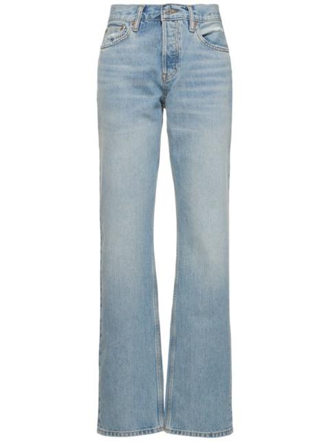 Easy straight cotton denim jeans